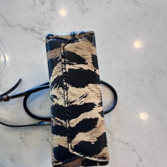 Balenciaga small canvas leopard cross body bag - Picture 6 of 6